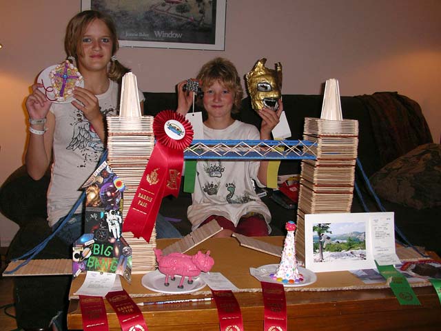 Barrie Fair ribbons