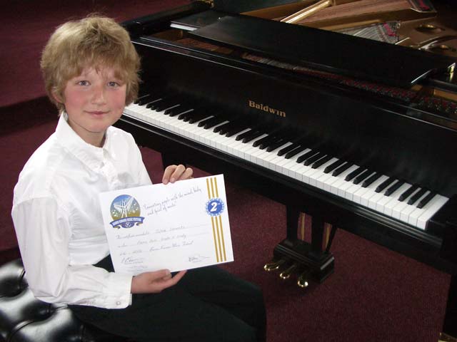 Jakob at Kiwanis Festival