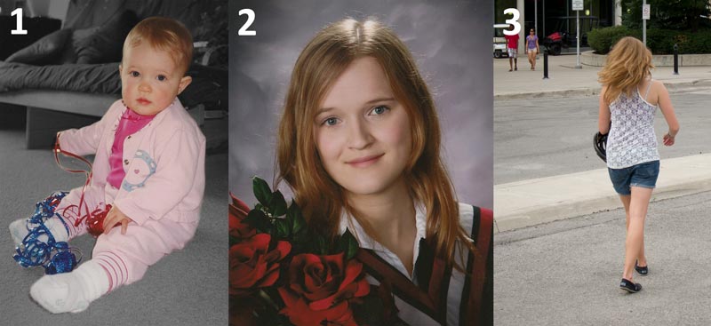 Kristin from baby to university