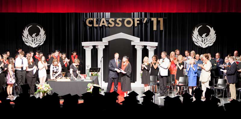 Kristin graducates from Grade 12