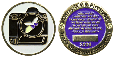 DarrylW4 glow-in-the-dark geocoin