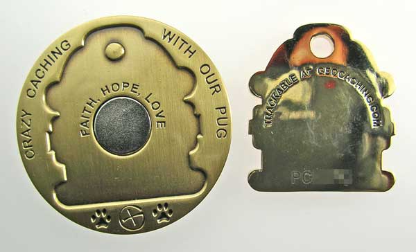 NeilsenC Pug Geocoin