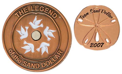 Team Sand Dollar geocoin