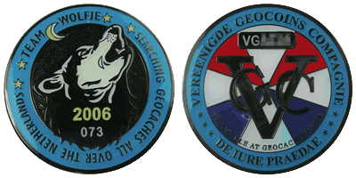 Team Wolfeje geocoin