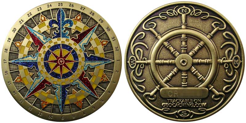 Compass Rose 2007 (Ant. Gold)