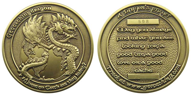 GeocachingDragon v1.2 (Antique Brass)