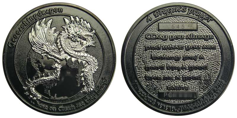 GeocachingDragon v1.2 (Nickel/Blk)