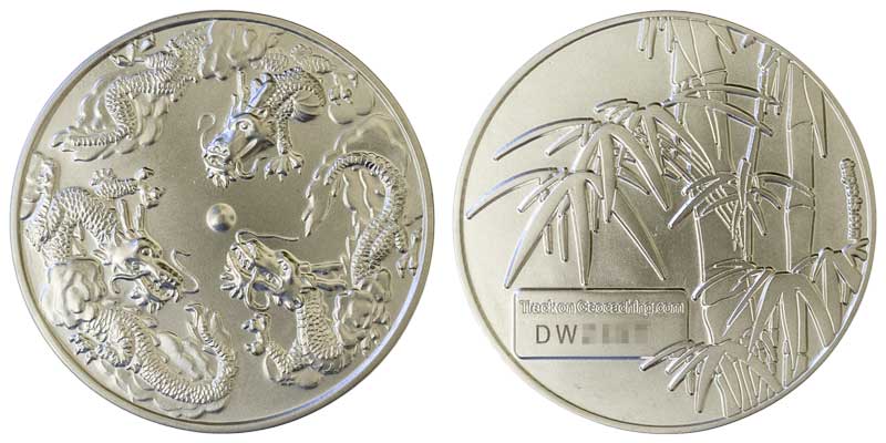 Triple Dragon (Satin Silver)